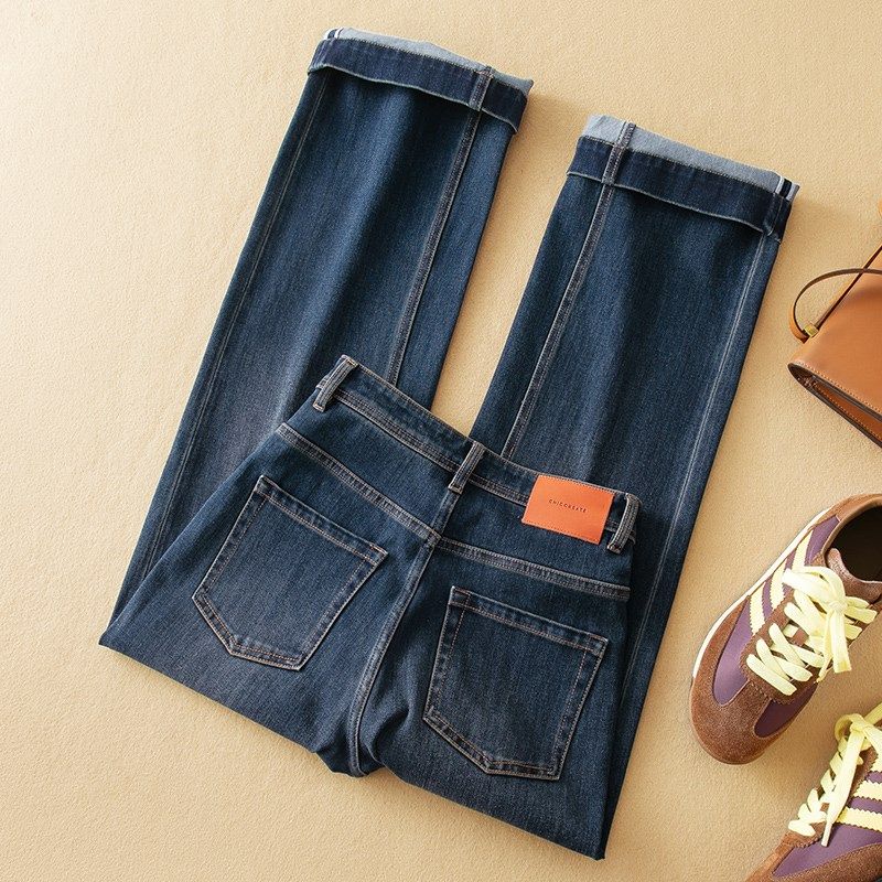 蛮文 3米大长腿 自带筋骨感 垂软弹土耳其牛仔料显瘦直筒裤 40215,女装/女士精品,牛仔裤,淘宝优惠券,粉丝福利购,淘宝优惠卷
