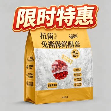 300个【冰箱-保鲜套袋】食品级