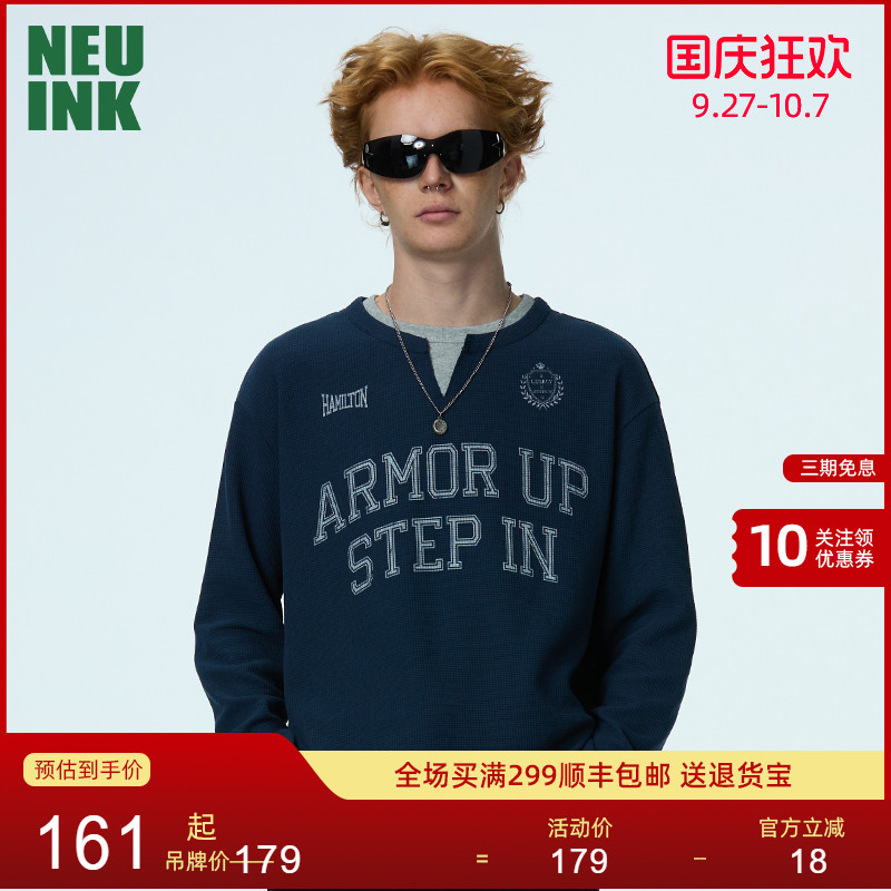 NEUINK潮牌宽松美式复古卫衣