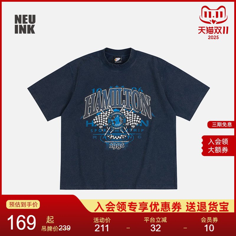 jeffHamilton赛车系列短袖