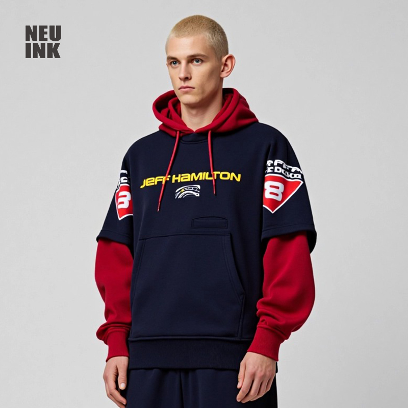 NEUINK潮牌宽松复古美式卫衣