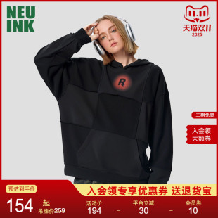 宽松男女潮牌情侣上衣 时尚 NEUINK重生系列复古美式 潮流卫衣秋冬款