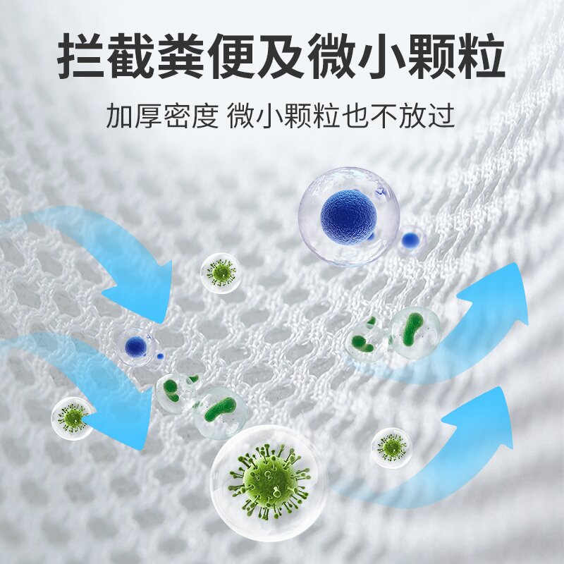 热销鱼缸过滤棉高密度净水加密生化海绵魔袋超滤棉干湿分离过滤材