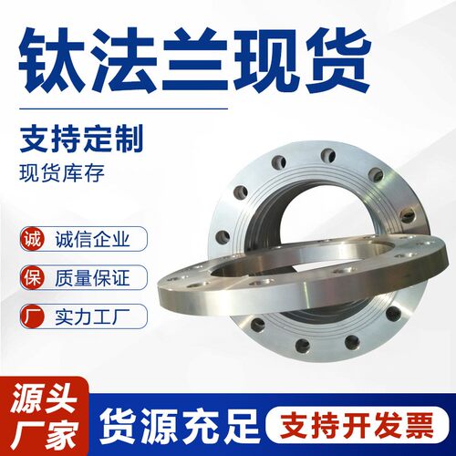 源头厂家 供应钛法兰钛合金法兰锻造TA1/TA2/TA10 板式平焊法兰