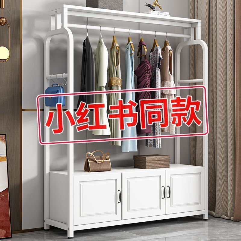落地带轮可移动轻奢衣帽架