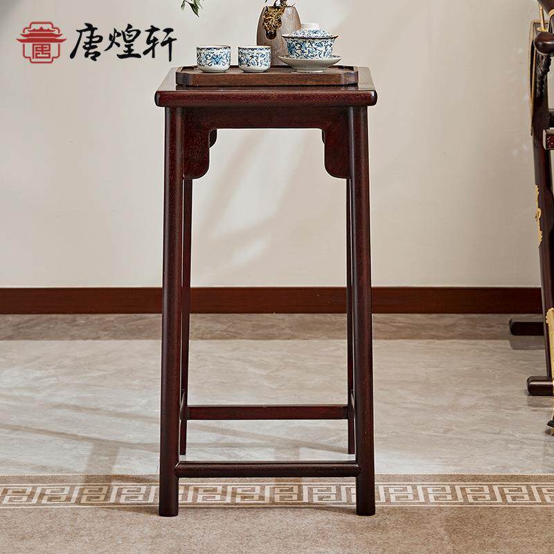 血檀小茶几实木边几茶桌椅子角几非洲小叶紫檀方几简约客厅办公室