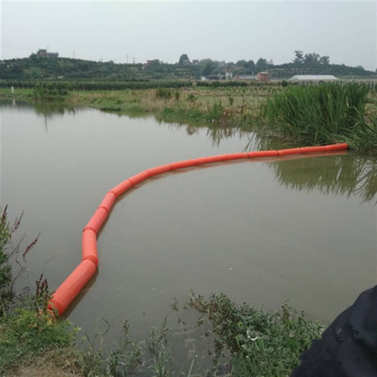 游乐场养殖场漂浮萍挡围浮体 公园水草拦截挂网聚乙烯浮筒