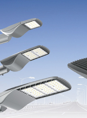 出口北美流行led路灯40w50w60w80w100wled路灯 时控+光控感应路灯