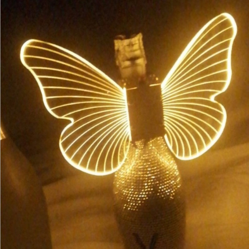 蝴蝶爆闪 爆闪棒 发光酒具 酒吧用品 出酒道具 气氛道具