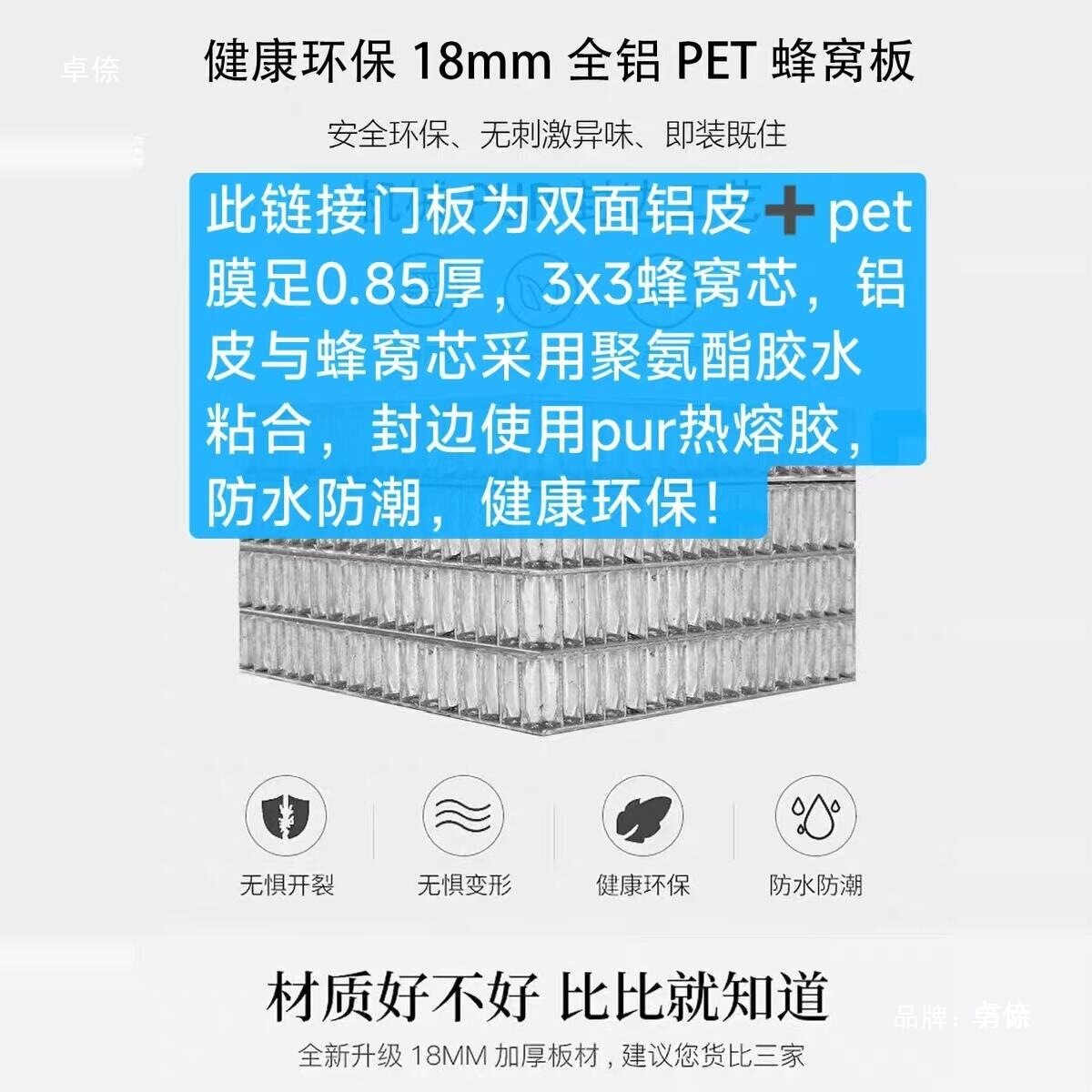 铝合金门板橱柜翻新带框厂家