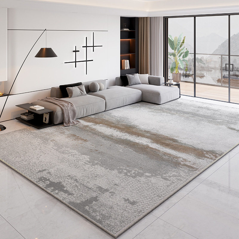 客厅地毯轻奢高级感防水可擦2026新款家用卧室沙发地毯茶几垫加厚