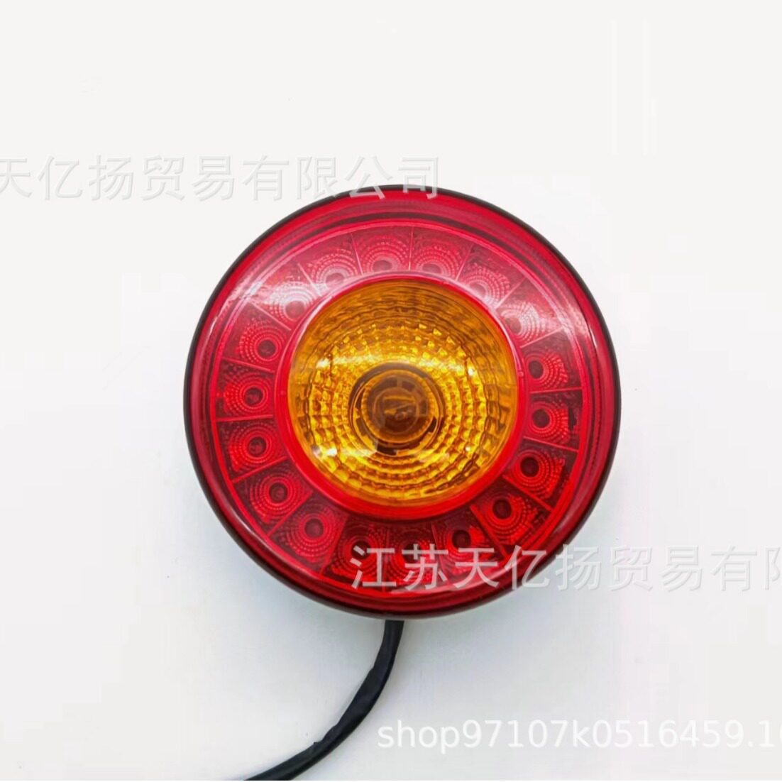 汽车后组合三合一19珠大圆灯尾灯刹车转向行驶