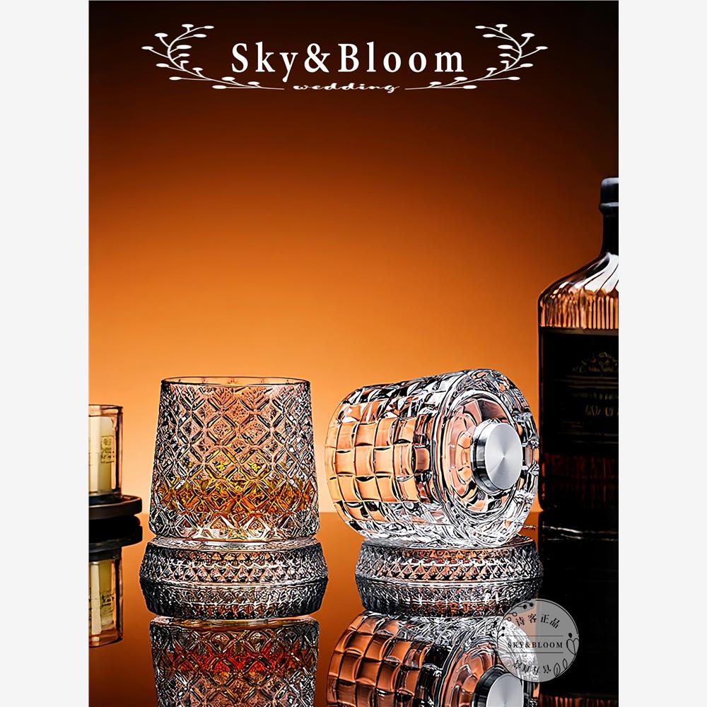 SkyBloom诗客威士忌酒杯