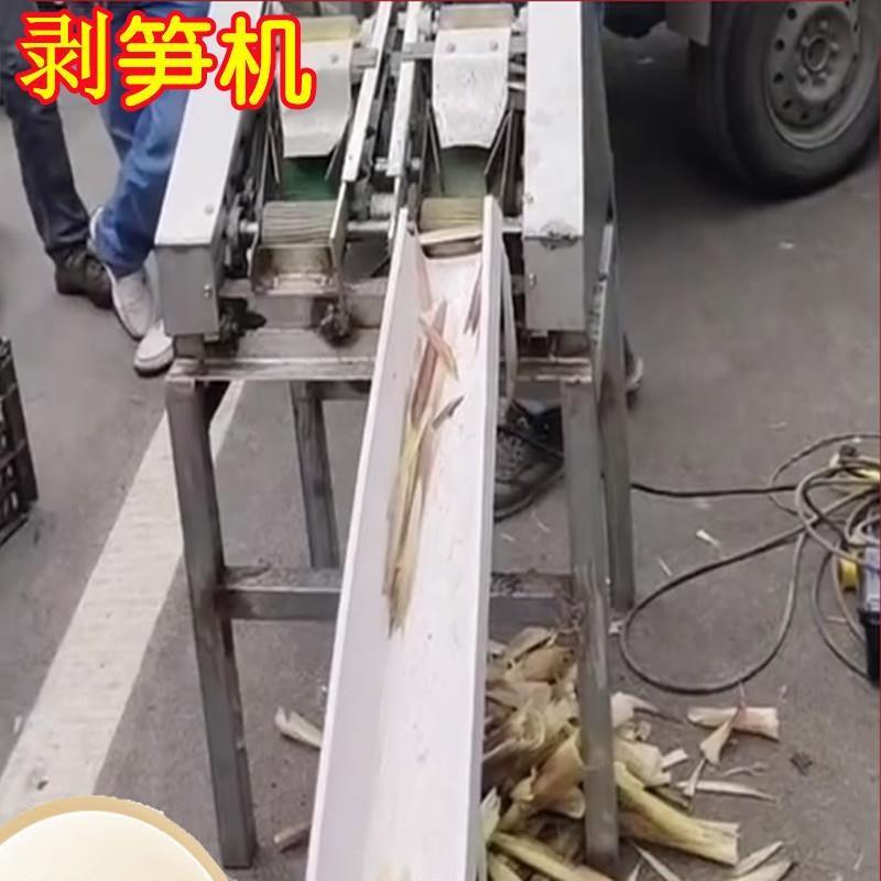 热销剥笋机半b自动单双行小型竹笋脱去皮壳机农用电动春笋扒壳器