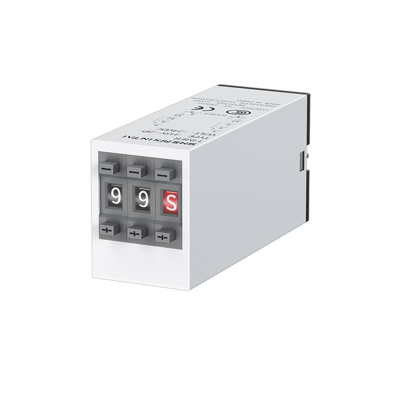 热销小型拨码时间继电器H3Y-2/4P8脚14脚0.1秒至99小时延时继电器