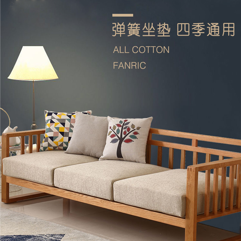 热销高密度海绵弹簧垫弹簧包订做沙发座垫 海绵弹簧沙发垫定做硬