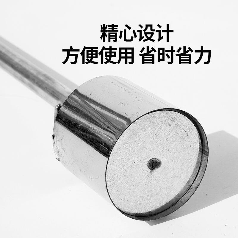 热销多功能不锈钢打孔器圆孔打洞栽苗脱坑刨坑器手动移苗器菜苗取