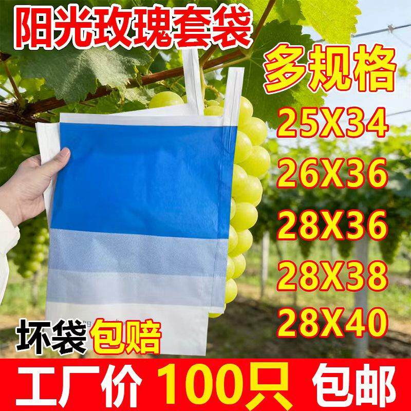 热销【厂家】葡萄专用套袋纸袋阳光玫瑰巨峰夏黑包装袋防鸟袋防水