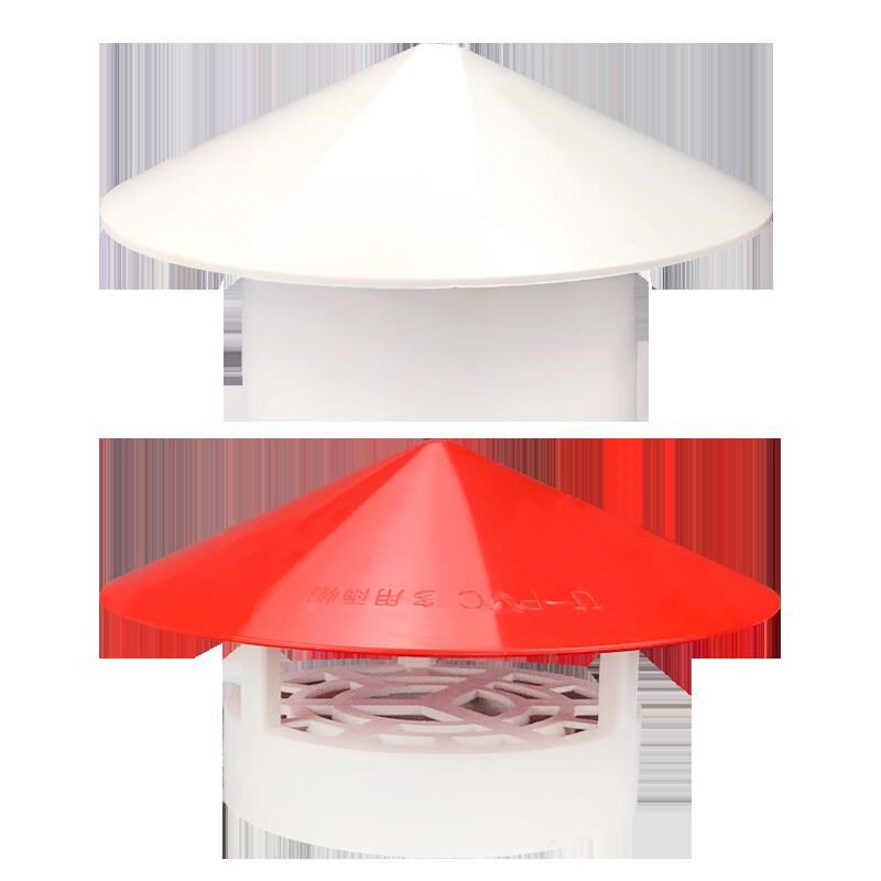 热销PVC透气帽防雨帽110 160屋顶外墙油烟机排气风帽罩出风口75通