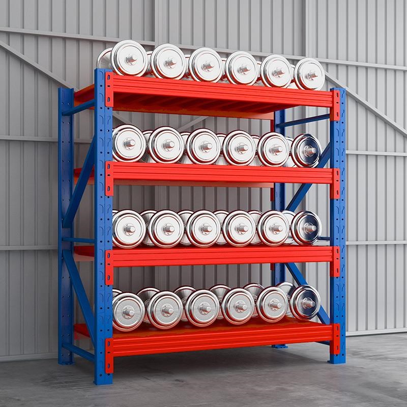 热销仓储货架置物架多层重型货物架仓库展示架家用储物架快递铁架