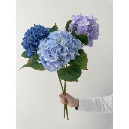 JUNJUN仿真花 卡米拉绣球花 家居桌花摆件婚庆假花绢花室内装饰花