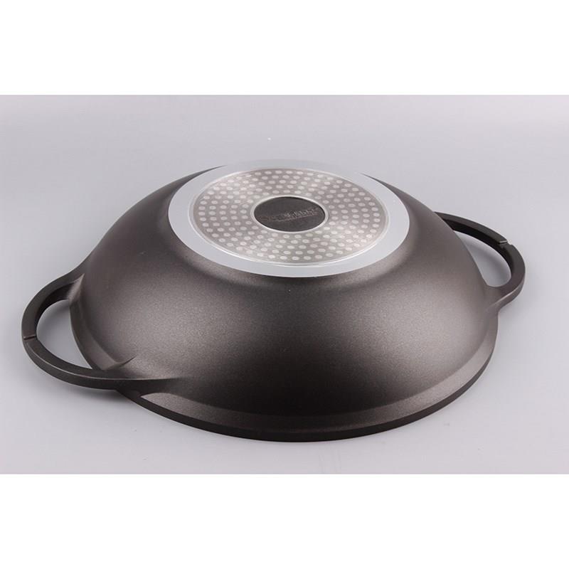 火锅炒锅铸铝干锅平底锅双耳韩式三汁焖锅汤锅铝锅不粘电磁炉醉鹅