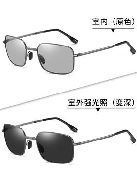 德国智能感光变色偏光太阳镜男日夜两用折叠墨镜开车钓鱼驾驶眼镜