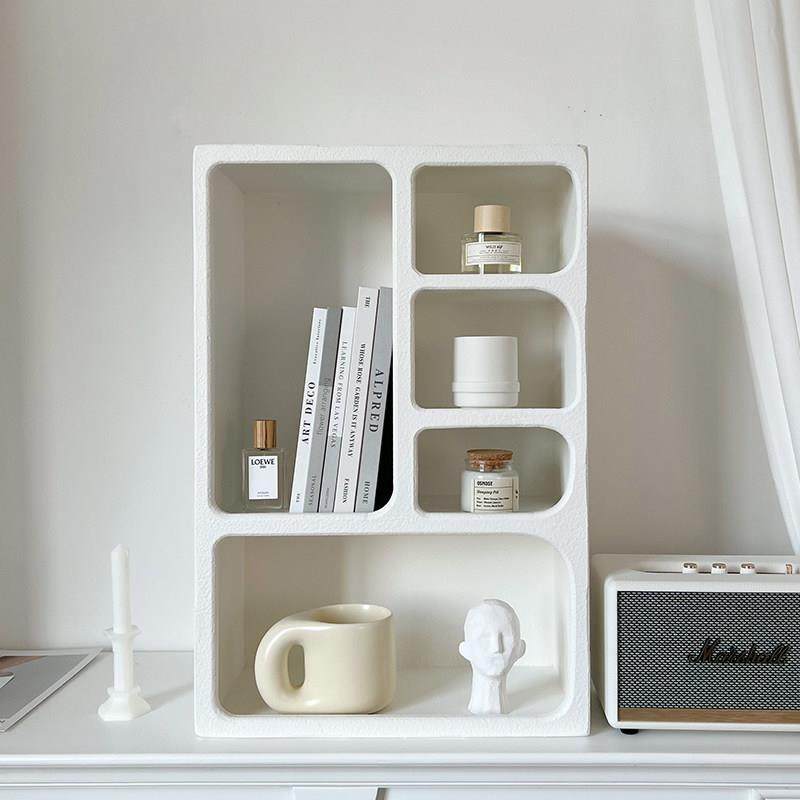 护肤品化妆品收纳盒香水置物架香薰桌面收纳柜化妆台卧室洞穴柜