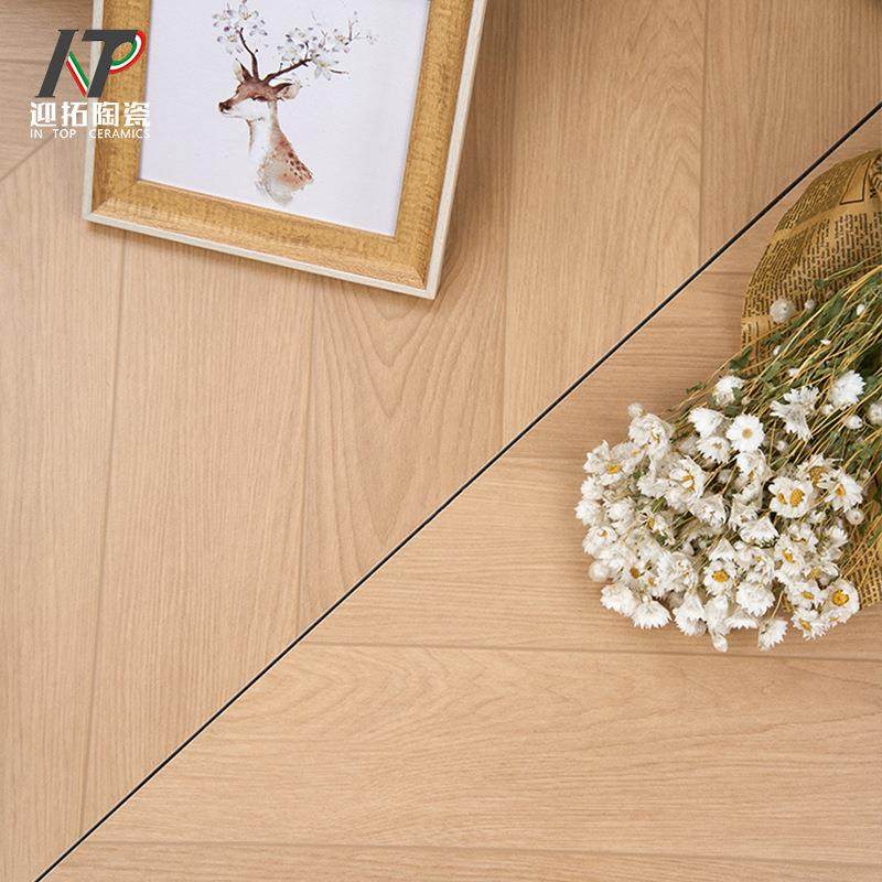 直销新款菱形鱼骨木纹砖复古异形瓷砖600x1200仿木地板砖人字拼卧