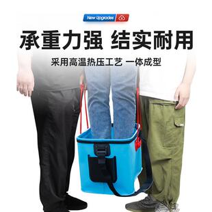 直销新款鱼桶活鱼桶鱼护桶钓鱼折叠装鱼水桶一体成型鱼具用品大全