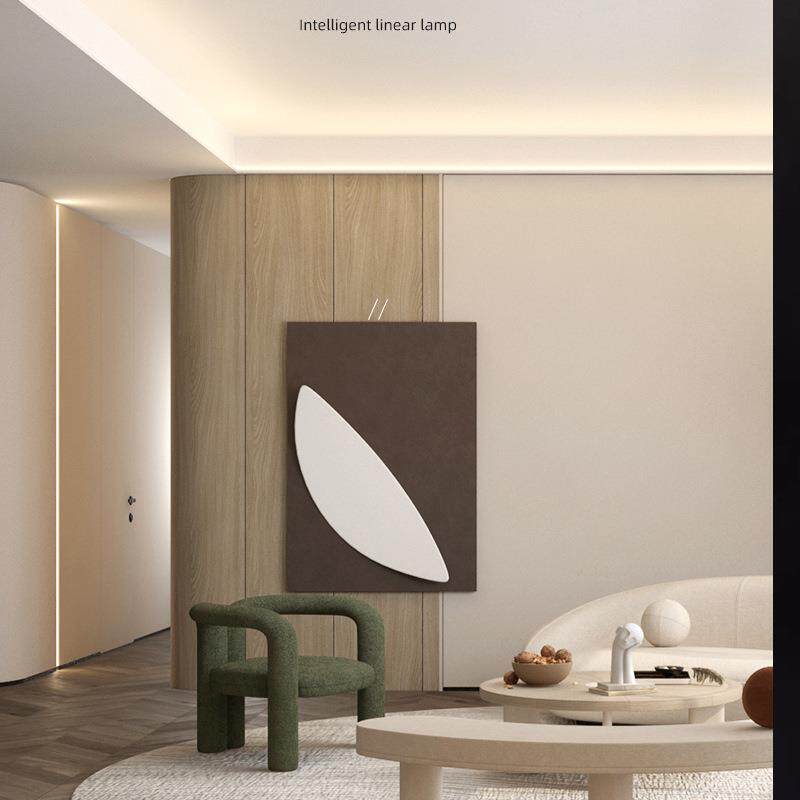 直销新款led灯带铝材吊顶线条灯铝合金灯槽线性灯条科技预埋线形