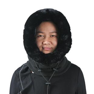 直销新款 柔软舒适男女蒙面帽保暖防风面罩 冬季 户外加厚骑行头套