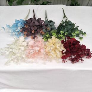 饰插花配草 直销新款 装 仿真小把束金钱叶盆栽 金钱叶把 仿真绿植