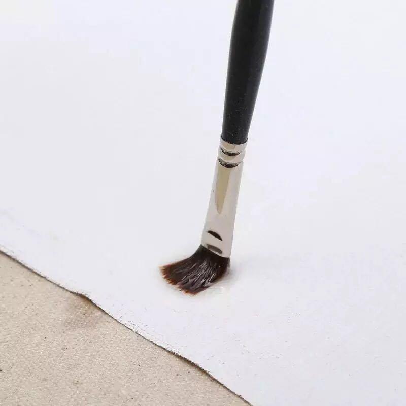 直销新款油画布细纹中纹亚麻颜料混纺涂层雨露麻油1.2米2.4宽创意