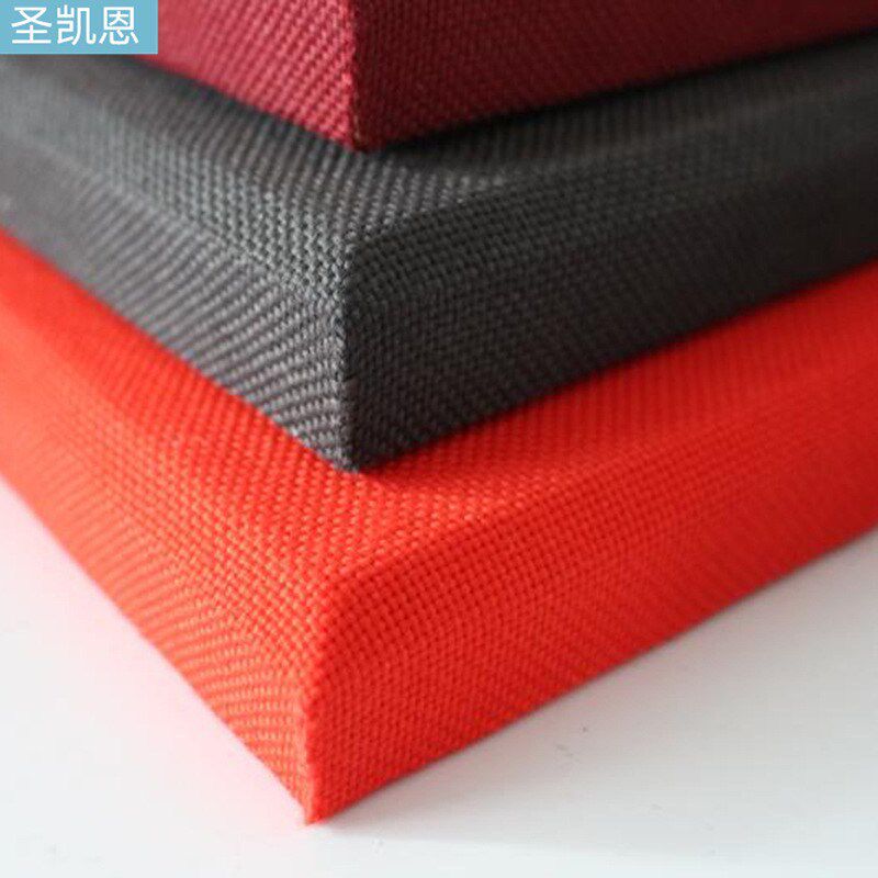 热销布艺软包隔音板会议室家庭影院用隔音吸音板阻燃布艺软包吸音