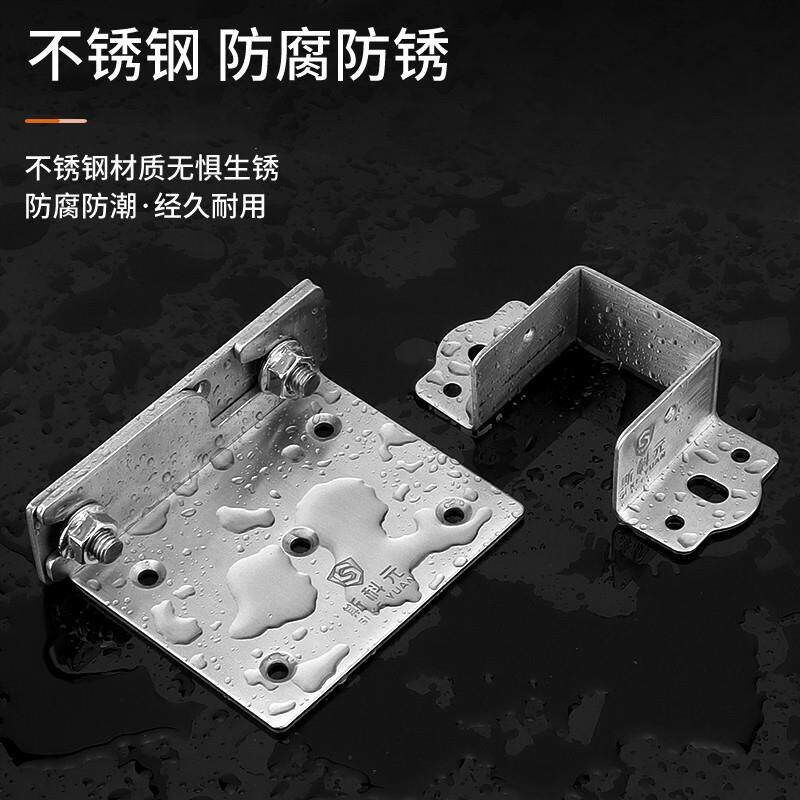 热销重型加厚床铰炼床插床挂钩连接件床加固五金床扣角码木床家具