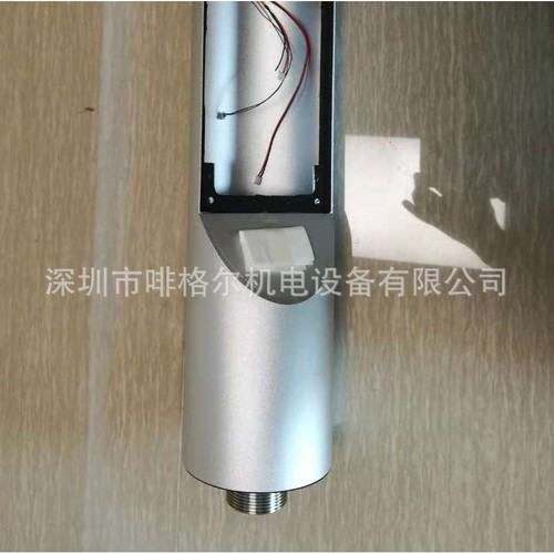 优惠圆柱形人脸识别一体机外壳门禁系统钣金闸机头设备外壳加工