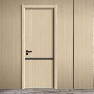 厂家 室内卧室门实木复合免漆极简生态门烤漆碳晶隔音房间门