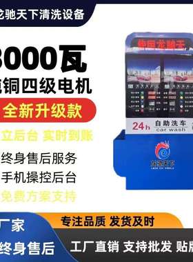 Self-service car washer双机款自助洗车机 联网高温消毒洗车机