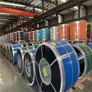 镀铝镁锌 镀锌彩涂卷工程家电氟碳彩涂板聚酯漆镀铝锌PPGL彩钢卷