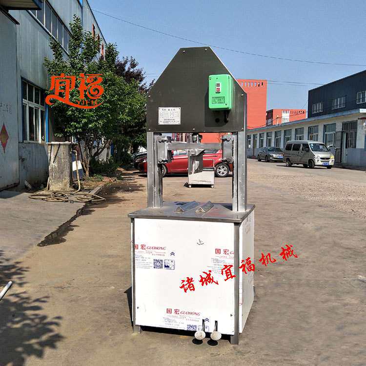 福建劈猪头机 脚踏式猪头劈头机 宜福取脑花劈半机价格 图片
