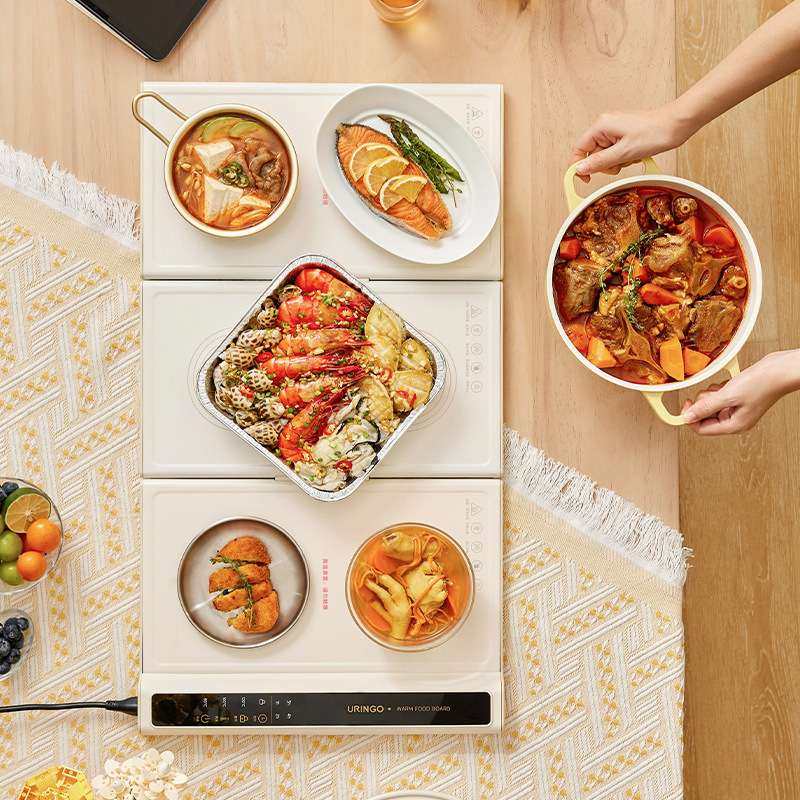 七彩叮当暖菜板家用多功能可折叠保温板调温板桌面加热暖菜热菜板,餐饮具,餐垫,淘宝优惠券,粉丝福利购,淘宝优惠卷