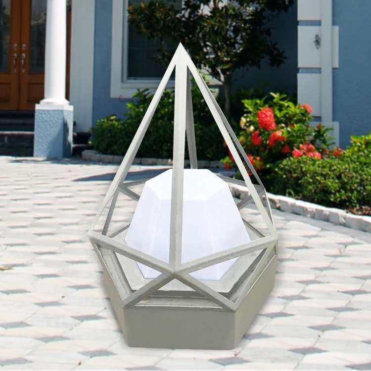 新款柱头灯欧式庭院灯户外墙头灯别墅不锈钢柱头灯庭院草坪草地灯