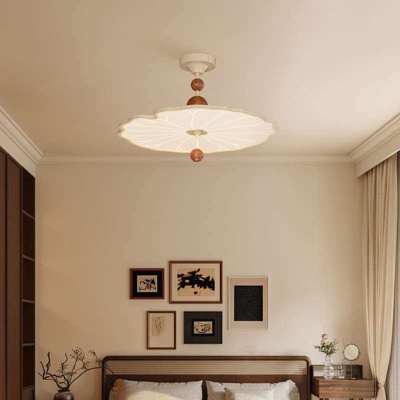 法式荷叶创意餐厅吊灯中古风宋代美学飞碟日式餐桌吧台岛台吊灯具,家装灯饰光源,卧室/书房吊灯,淘宝优惠券,粉丝福利购,淘宝优惠卷