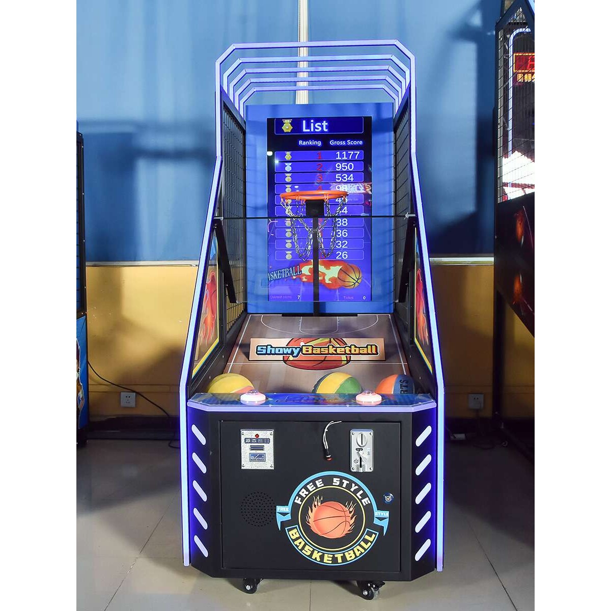 美之星大型娱乐设备投篮机42英寸儿童款视频篮球机电玩城游戏机