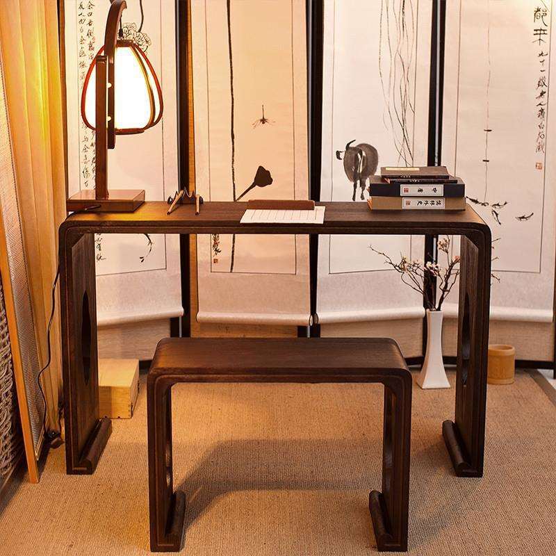实木琴桌共鸣古琴桌古国学桌中式书法桌椅书画桌古筝桌凳茶桌