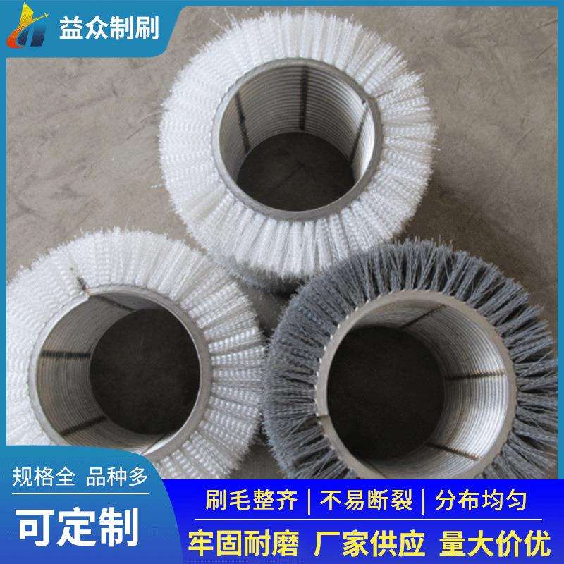 厂家做各种规格内缠绕式弹簧刷 钢带弹簧刷 间距弹簧毛刷钢