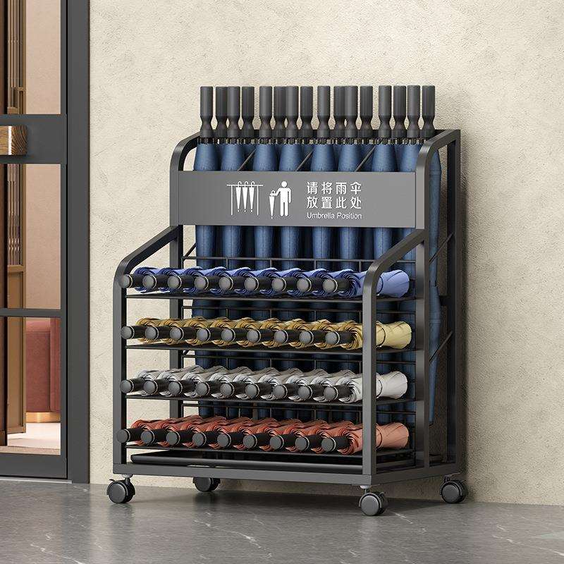 雨伞收纳架大容量教室班级酒店大堂商用雨伞架沥水门口放伞置物架