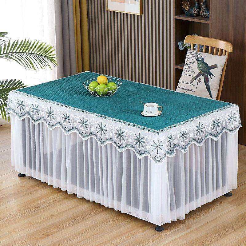 薄款电炉罩烤火罩正方形机罩套电暖炉罩取暖桌布单层罩