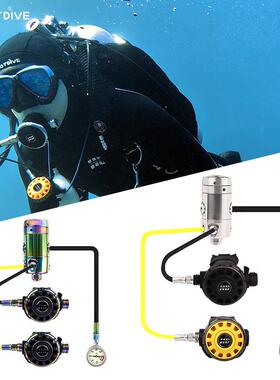 HOTDIVE水肺潜水呼吸器调节器平衡双隔膜式冰潜水域潜水装备套装
